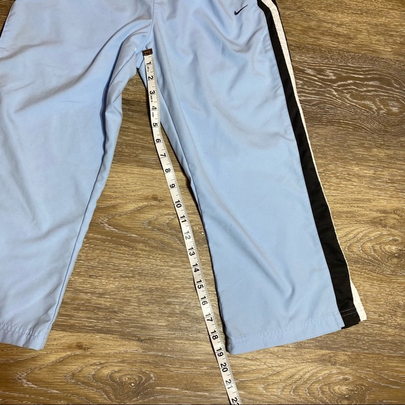 NIKE GIRL'S ATHLETIC PANTS, BLUE - Picture 7 of 10